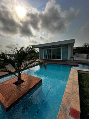 Blue sky house